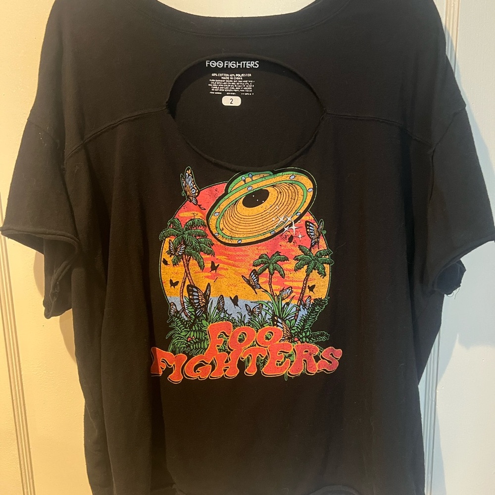 Foo Fighters Black Graphic T-Shirt